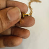 Matte Finish Kasu Necklace - Elegant Gold Plated Kasulaperu Design
