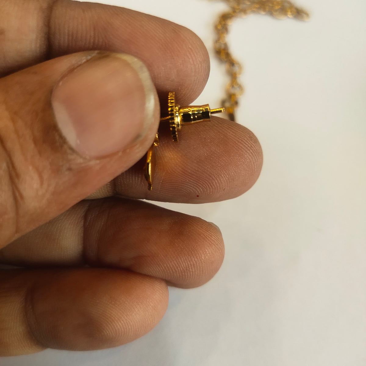 Matte Finish Kasu Necklace - Elegant Gold Plated Kasulaperu Design