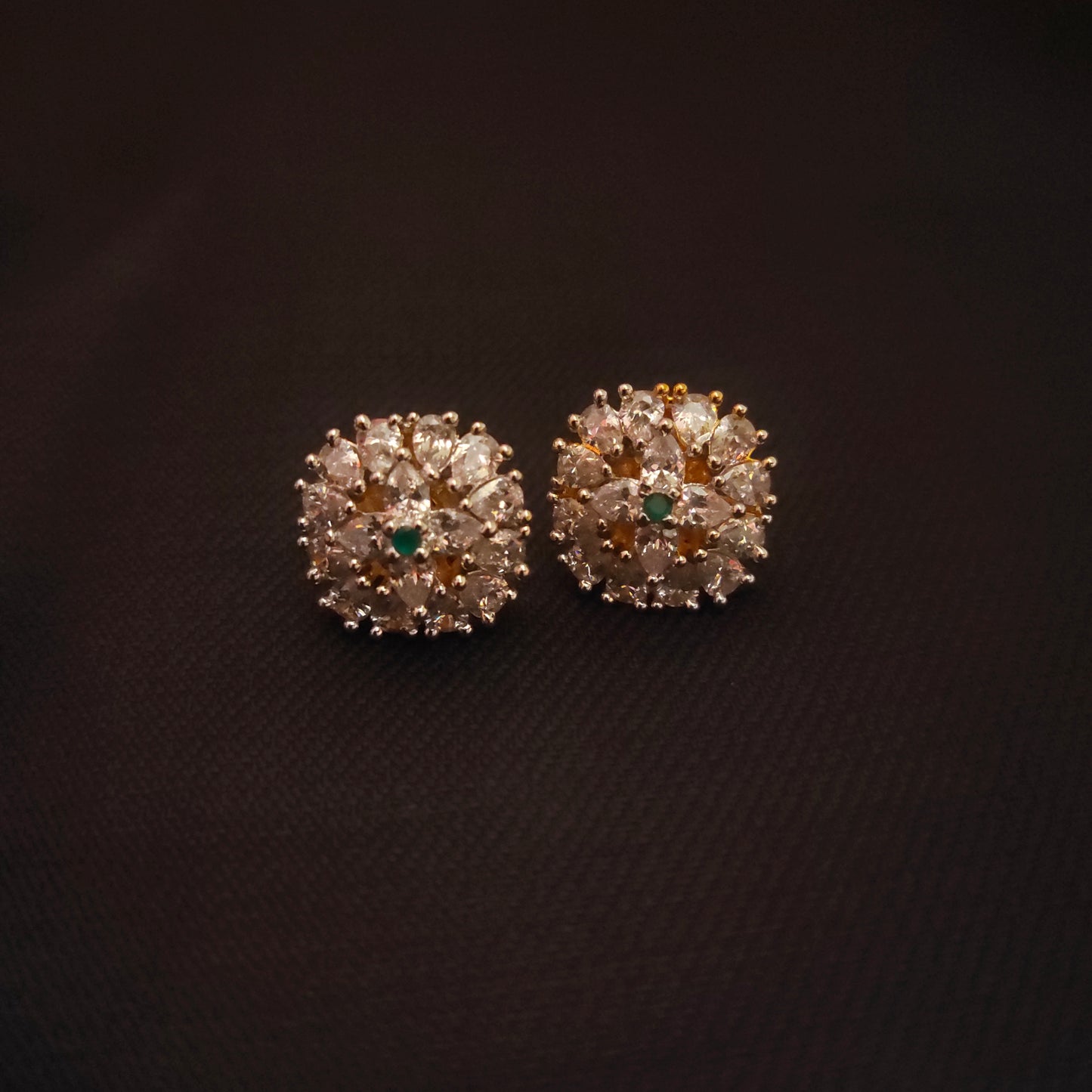 "Effortlessly Elegant: Discover the Allure of Asp Fashion Jewellery's Classy American Diamond Studs Earrings"