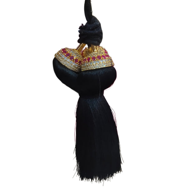 Asp Zircon Kunjalam - Kuppulu - Jada Gantallu - For Classical Dance Hair Extension