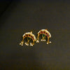 Antique Gold Plated Bugadi Earrings - Vintage Heritage Style