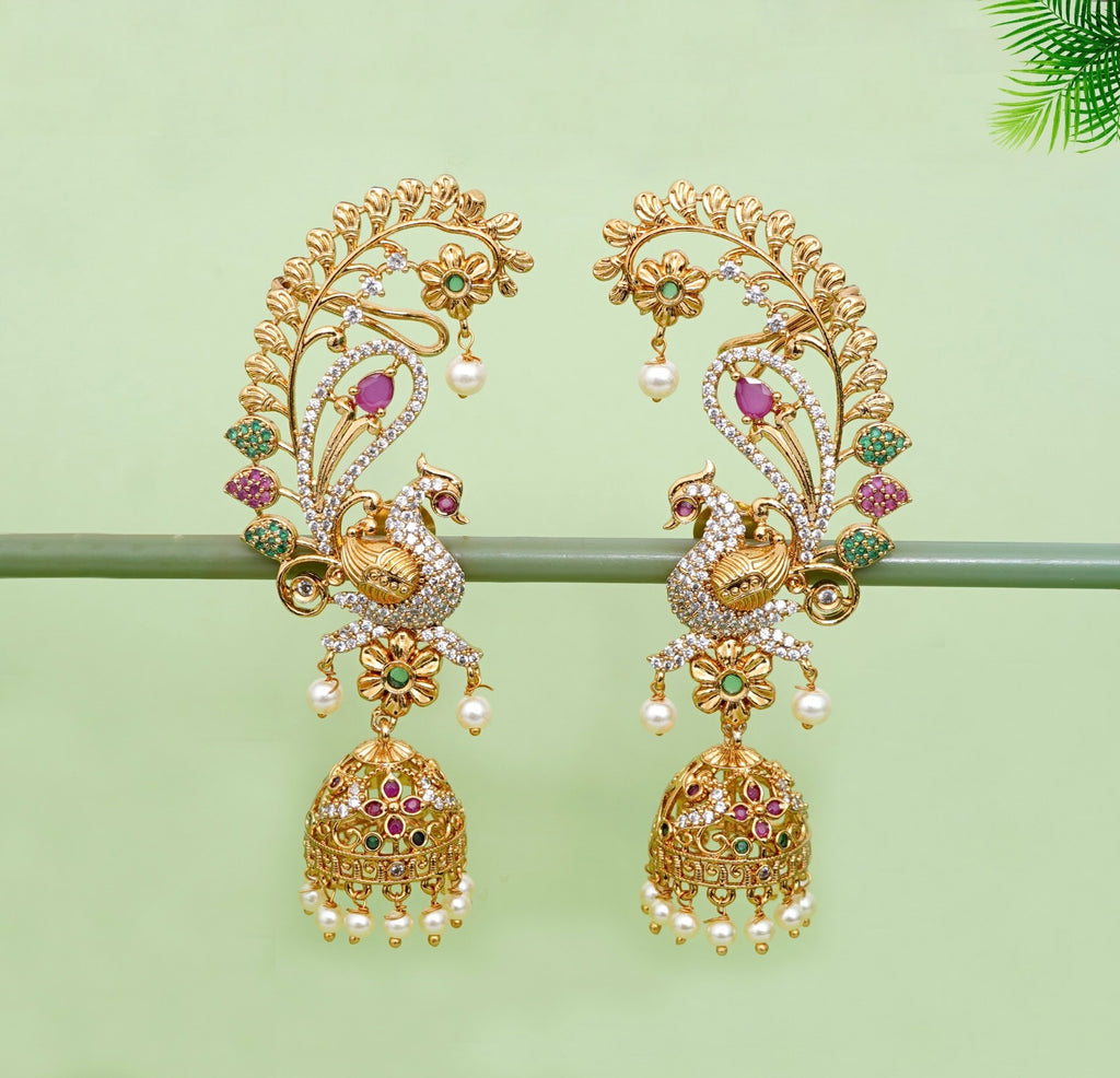 Asp Antique Zircon Ear Cuffs