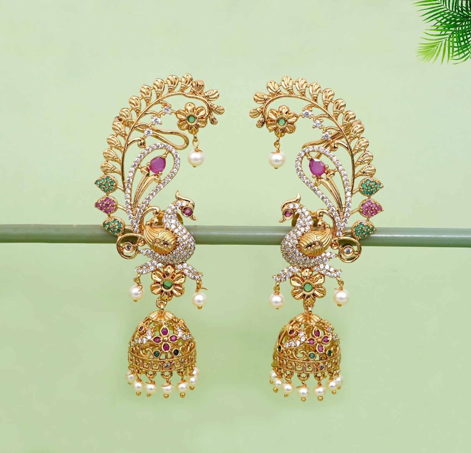 Asp Antique Zircon Ear Cuffs
