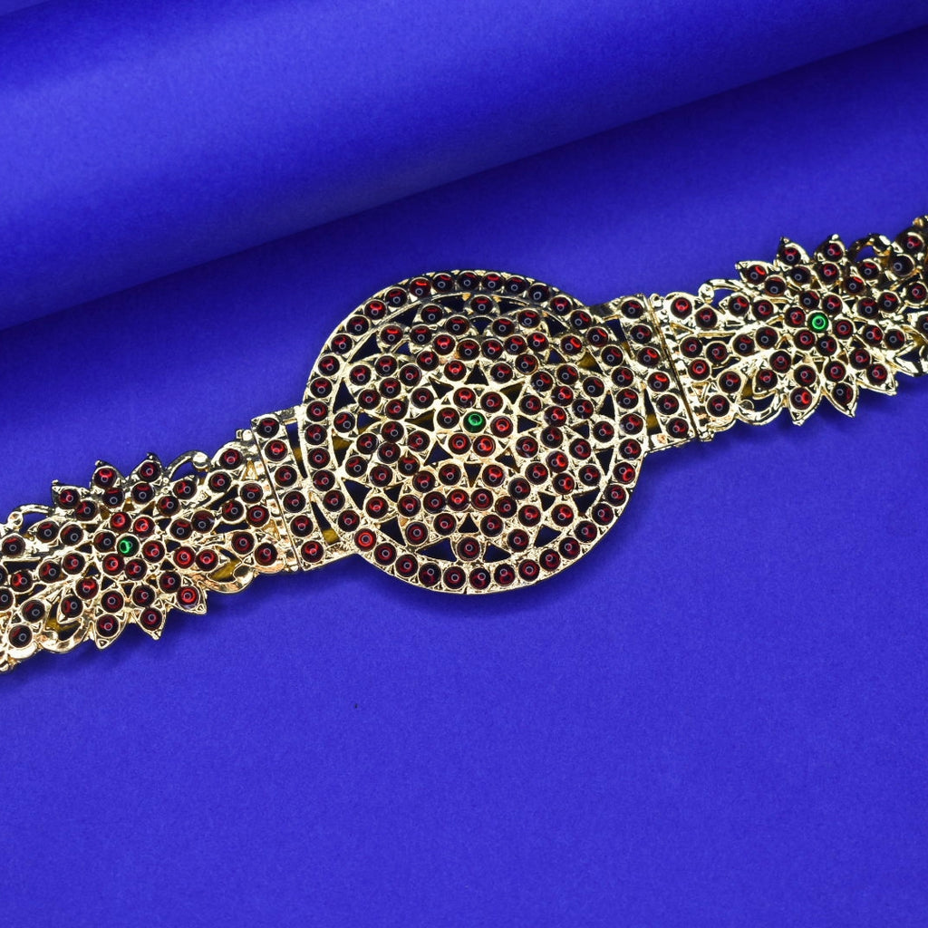 Classical Bharatanatyam Jewellery Set - 12 Piece Temple Dance Ornament Collection