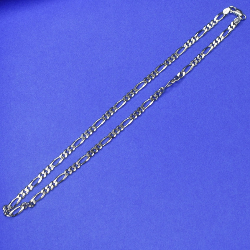 92.5 Sterling Silver Tendulkar Chain for Men - 20 Inch Bold Design