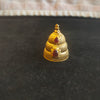 Panchaloha Gold Mukut for Deity Idol - Tiered Conical with Dual Ruby Stones