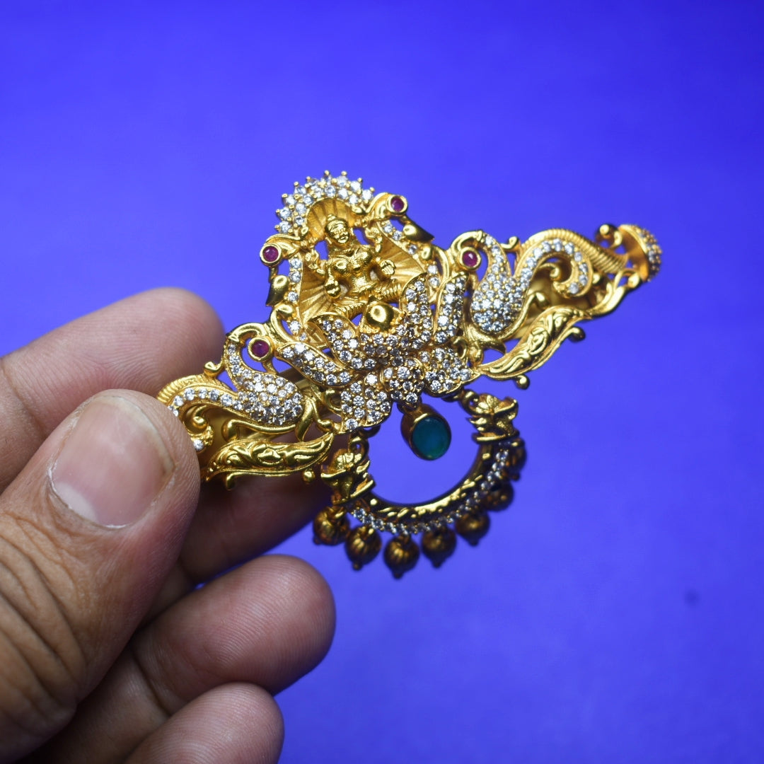 Antique CZ Hair Clip - Vintage Style Hair Accessory with Cubic Zirconia