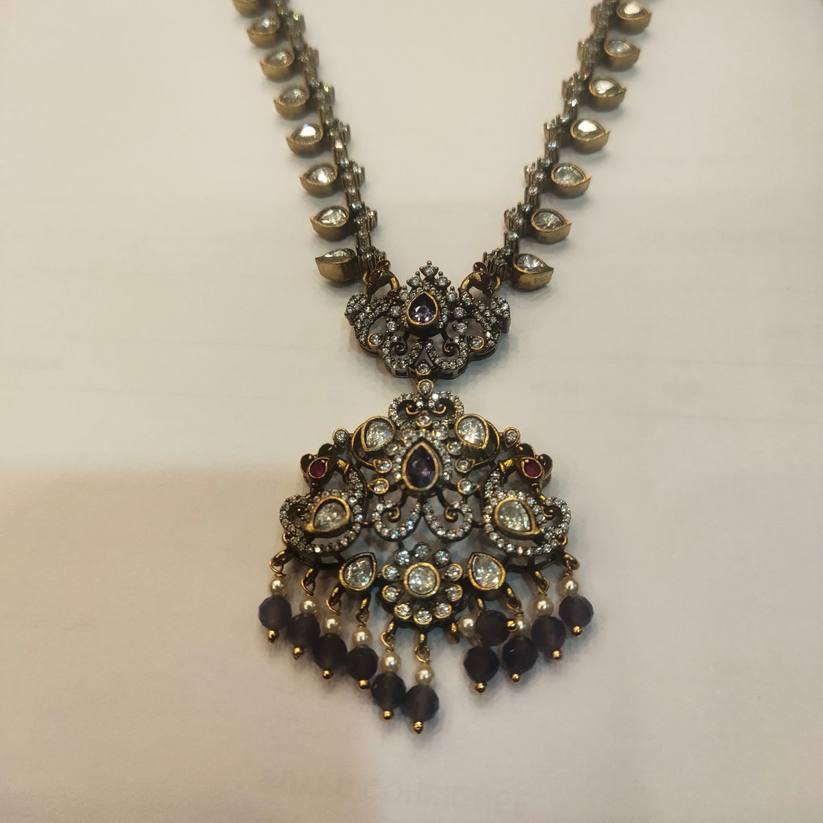 Asp Victorian Zircon Necklace Set