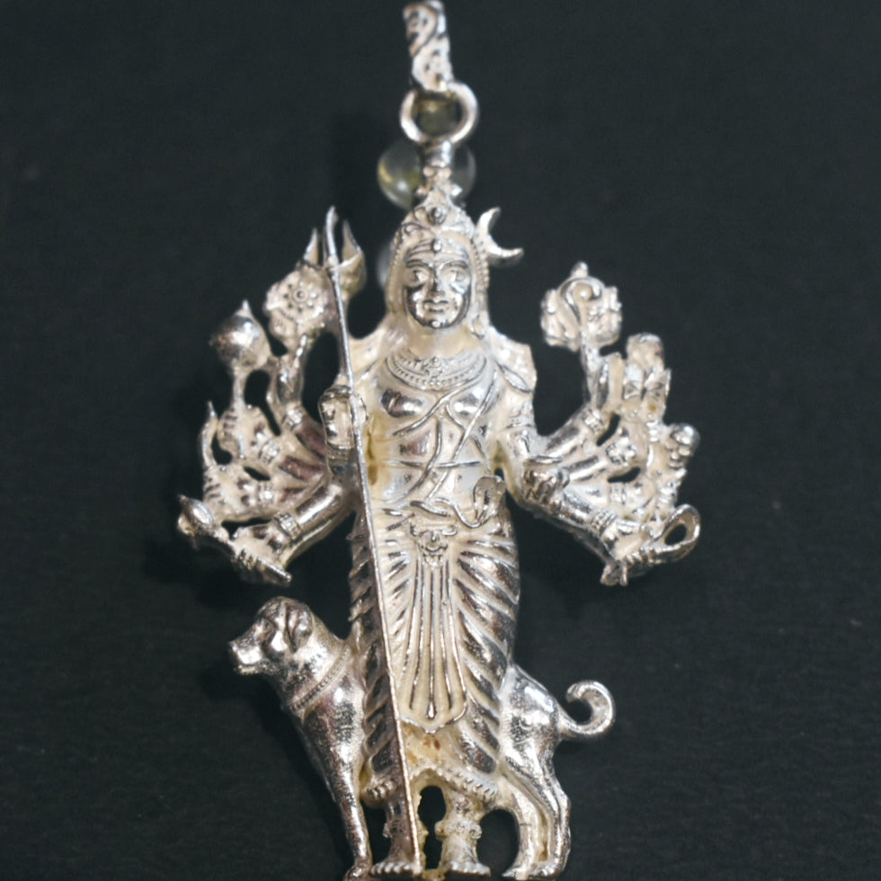 Asp Silver Kaal Bhairav Locket
