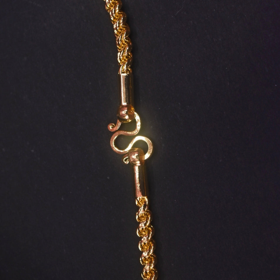 3mm Panchloha Chain - Anti-Tarnish Five Metal Unisex Necklace 736405887348