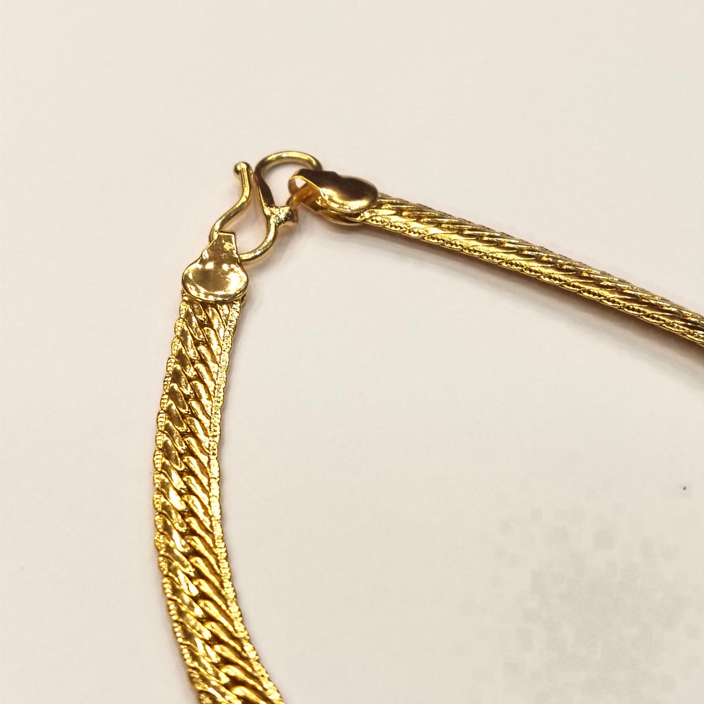 ASP 24K Gold Plated Snake Bracelet for Men - Serpent Collection