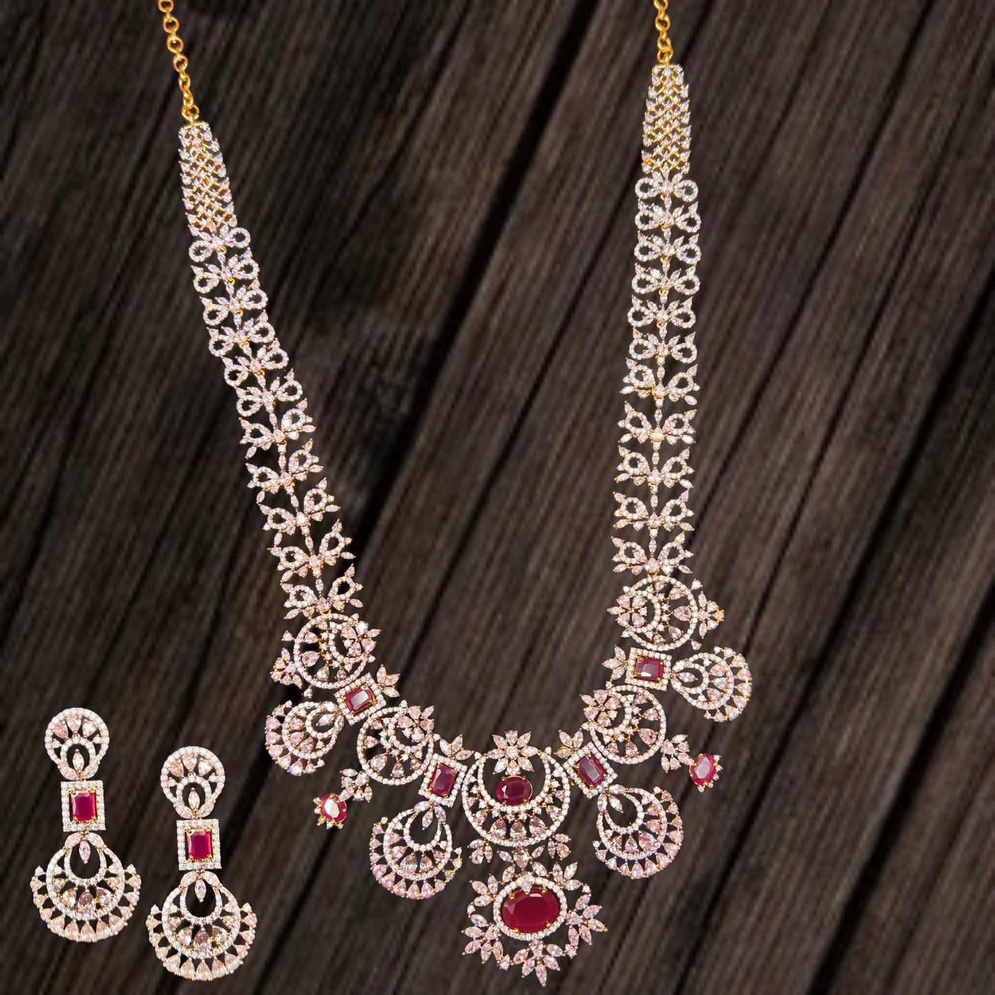 Discover the Splendor of the American Diamond Necklace by ASP Fashion Jewellery