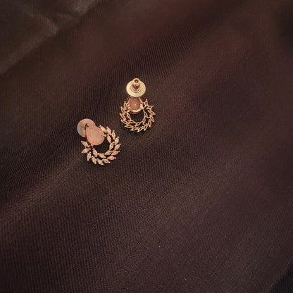 "Dazzling Simplicity: Elevate Your Look with Asp Fashion Jewellery's Victorian American Diamonds Studs Earrings 81887183 "