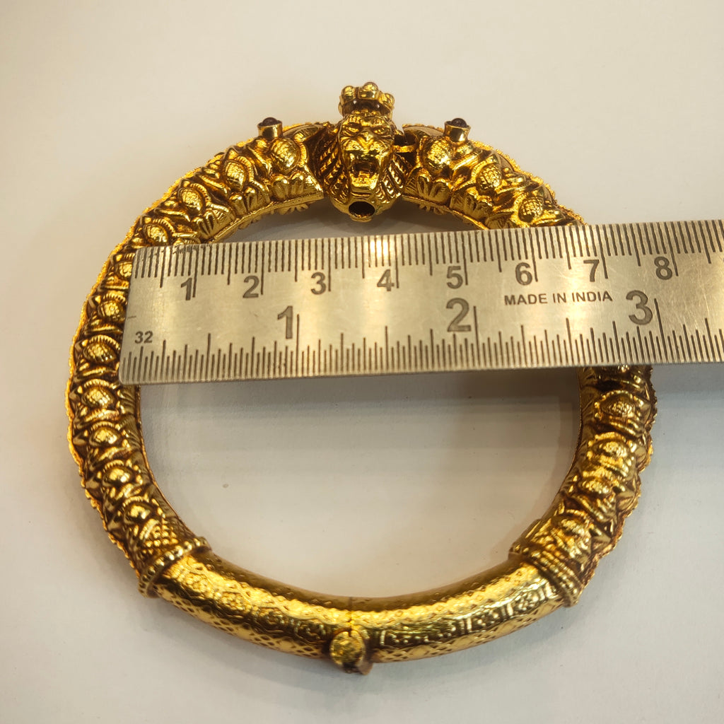 Asp Silver Nagas Simha Kada for Men