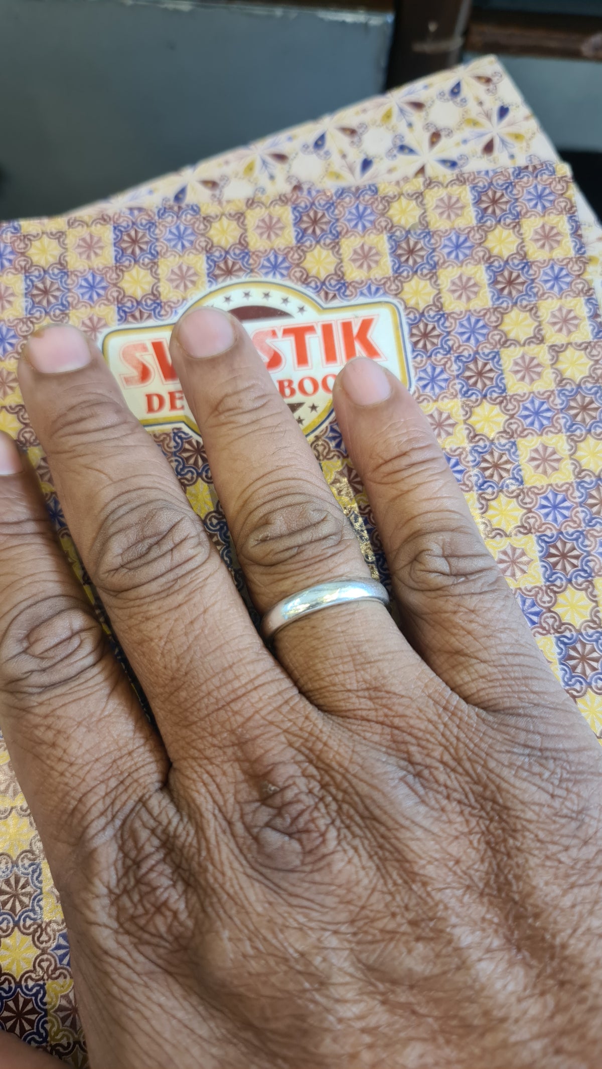 Pure Silver Thumb Ring - Handcrafted Sterling Silver Band