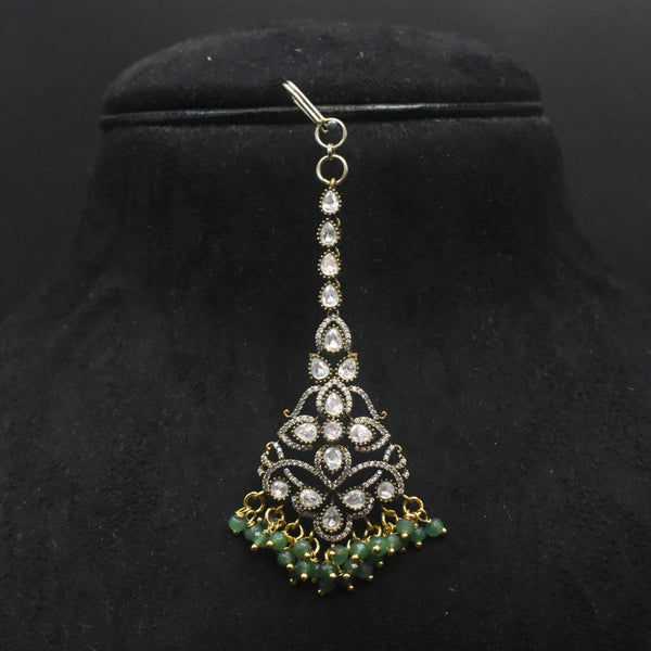 Exquisite Victorian Kundan Maang Tikka