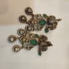 Asp Victorian Green Kundan Double-Layered Necklace