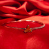 "Effortlessly Elegant: Discover the Classy Charm of the 925 Silver Bangle Bracelet by Asp Silver"