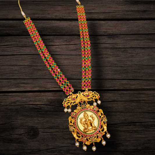 Antique Laxmi Long  Necklace By Asp Fashion Jewellery