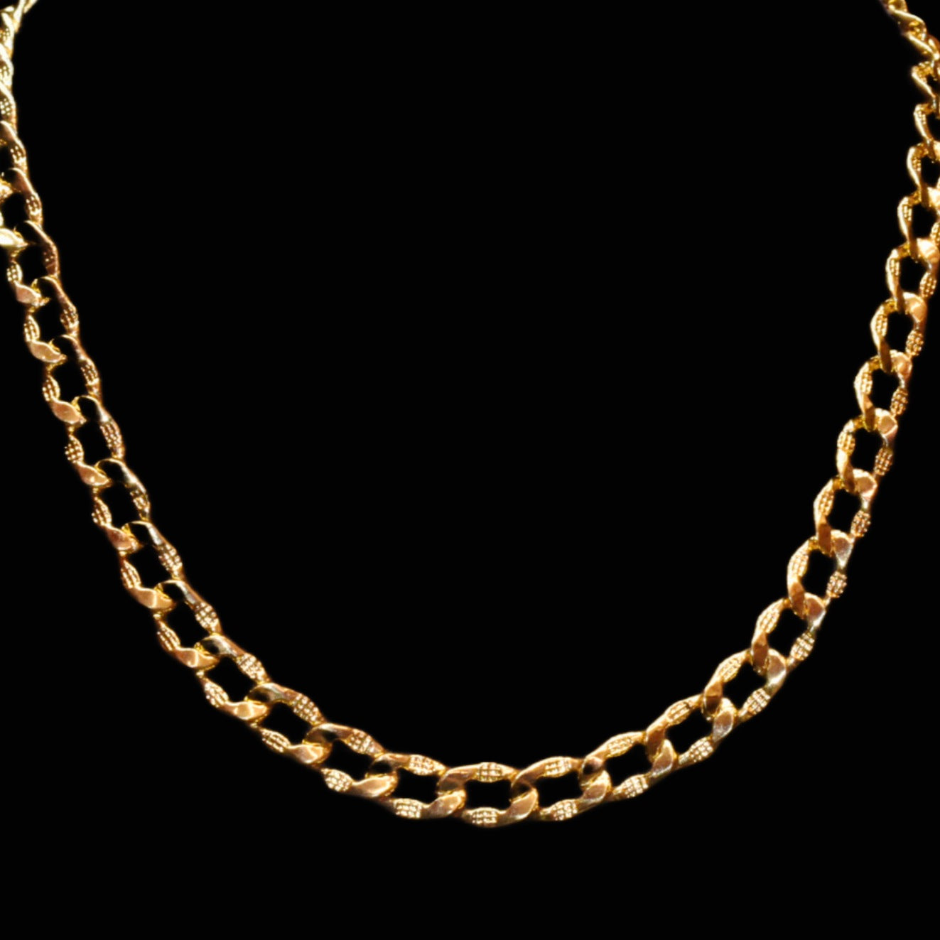 "Shine Bright: Elevate Your Style with ASP Fashion Jewellery's Men's 24K Gold-Plated Cuban Link Chain"