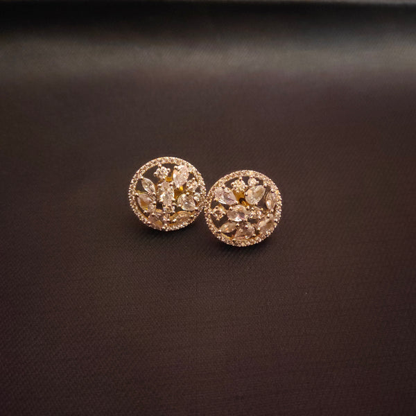 "Dazzling Elegance: Discover Asp Fashion Jewellery's Classy American Diamond Studs Earrings"