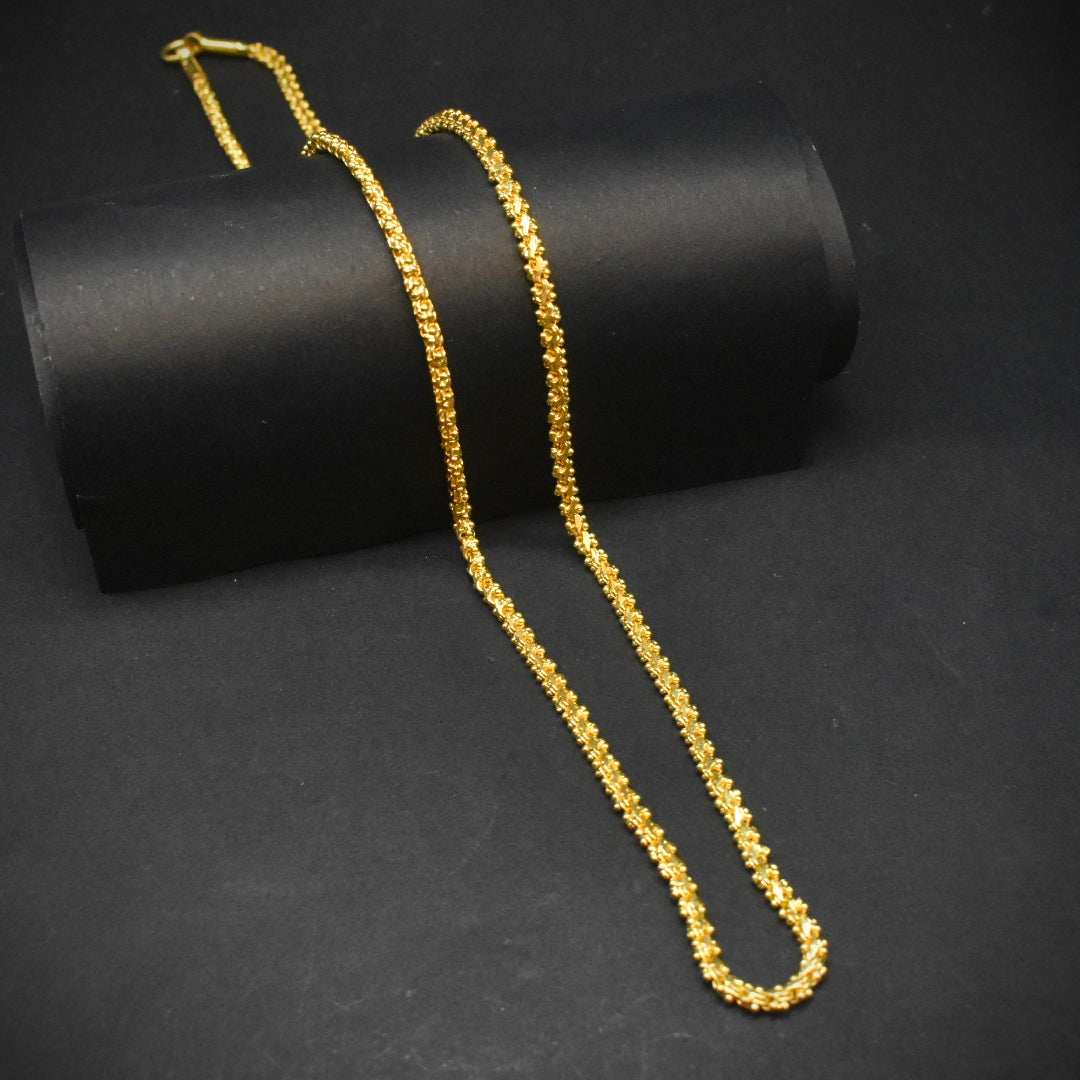 Panchaloha Chain 24 Inches - Unisex Traditional Five Metal Chain | Anti-Tarnish