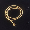 Gold Foxtail Chain Necklace | 18 Inch