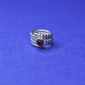 Traditional Silver Kakkula Ring - Infant Wellness Jewelry with Health Benefits