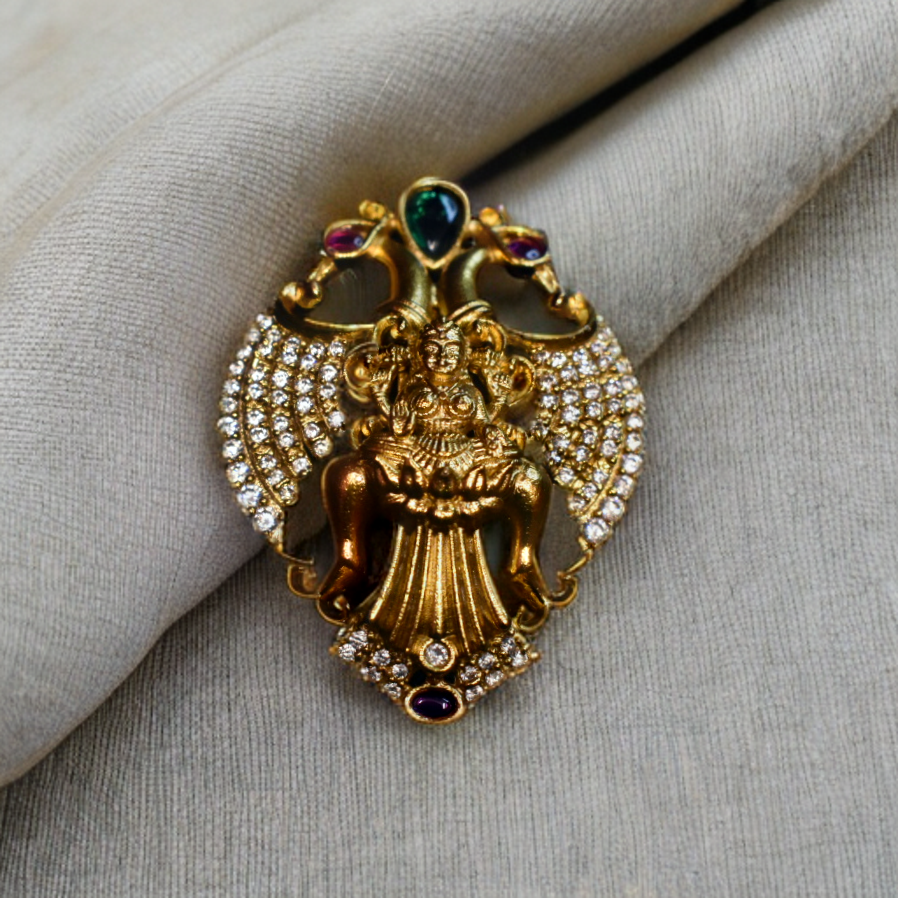 Asp Antique CZ Saree Pin