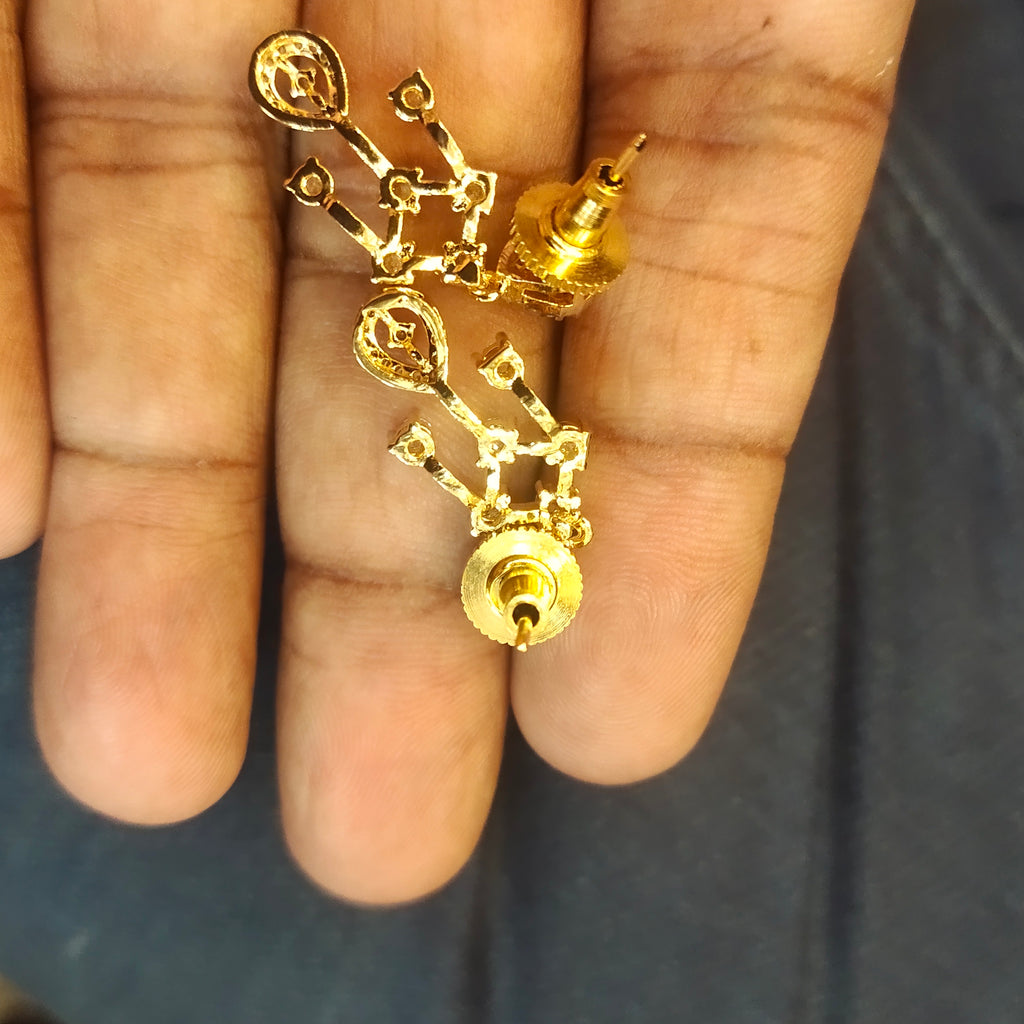 Elegant White Zircon Jewelry Set - Diamond-Like Brilliance