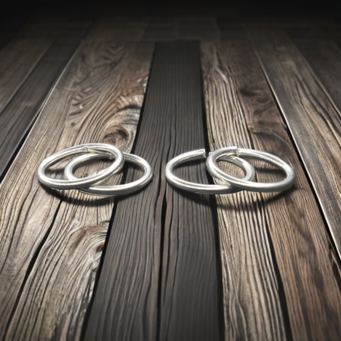 South Indian 925 Sterling Silver Toe Rings - Authentic Temple Bichiya Design