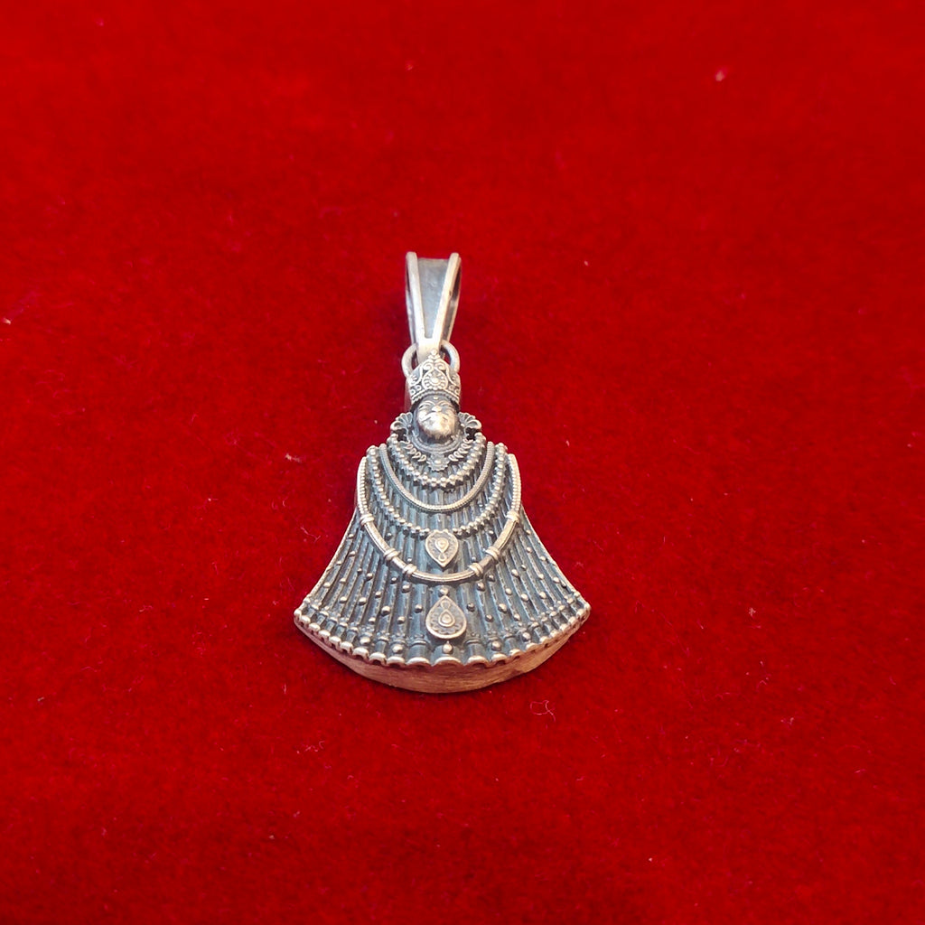 925 Pure Silver Khatu Shyam Pendant for Men, Women & Kids
