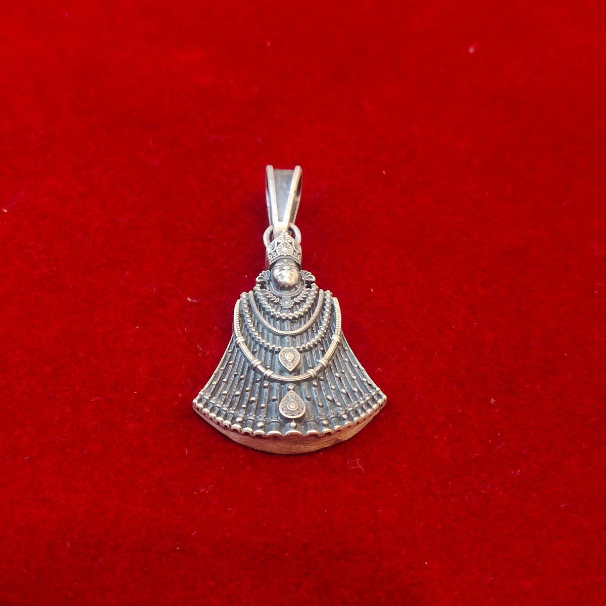 925 Pure Silver Khatu Shyam Pendant for Men, Women & Kids