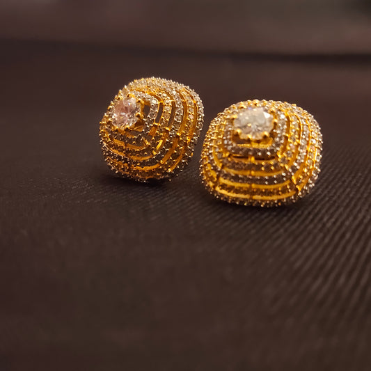"Sparkling Sophistication: Elevate Your Style with Asp Fashion Jewellery's Classy American Diamond Studs Earrings"