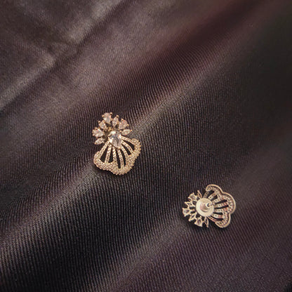 "Vintage Charm: Adorn Yourself with the Timeless Beauty of Asp Fashion Jewellery's Cute Victorian American Diamonds Stud Earrings 61923279"