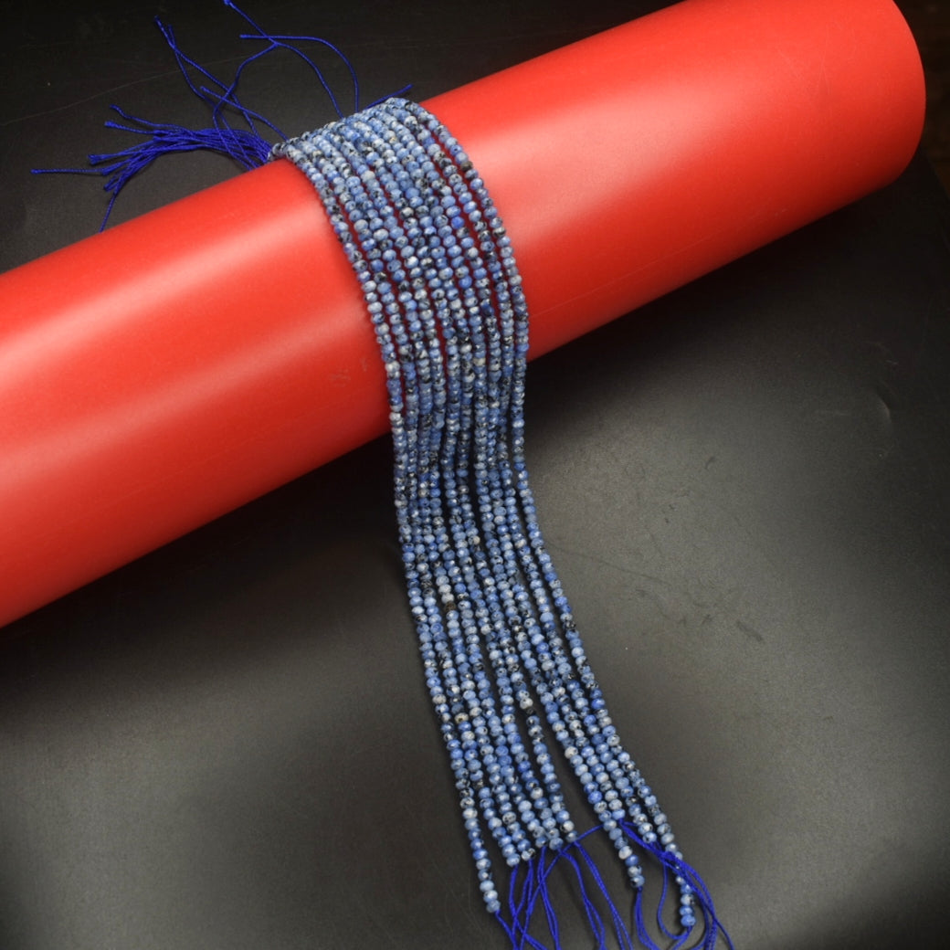 Royal Blue Onyx Beads - Sapphire Blue Gemstone Strands