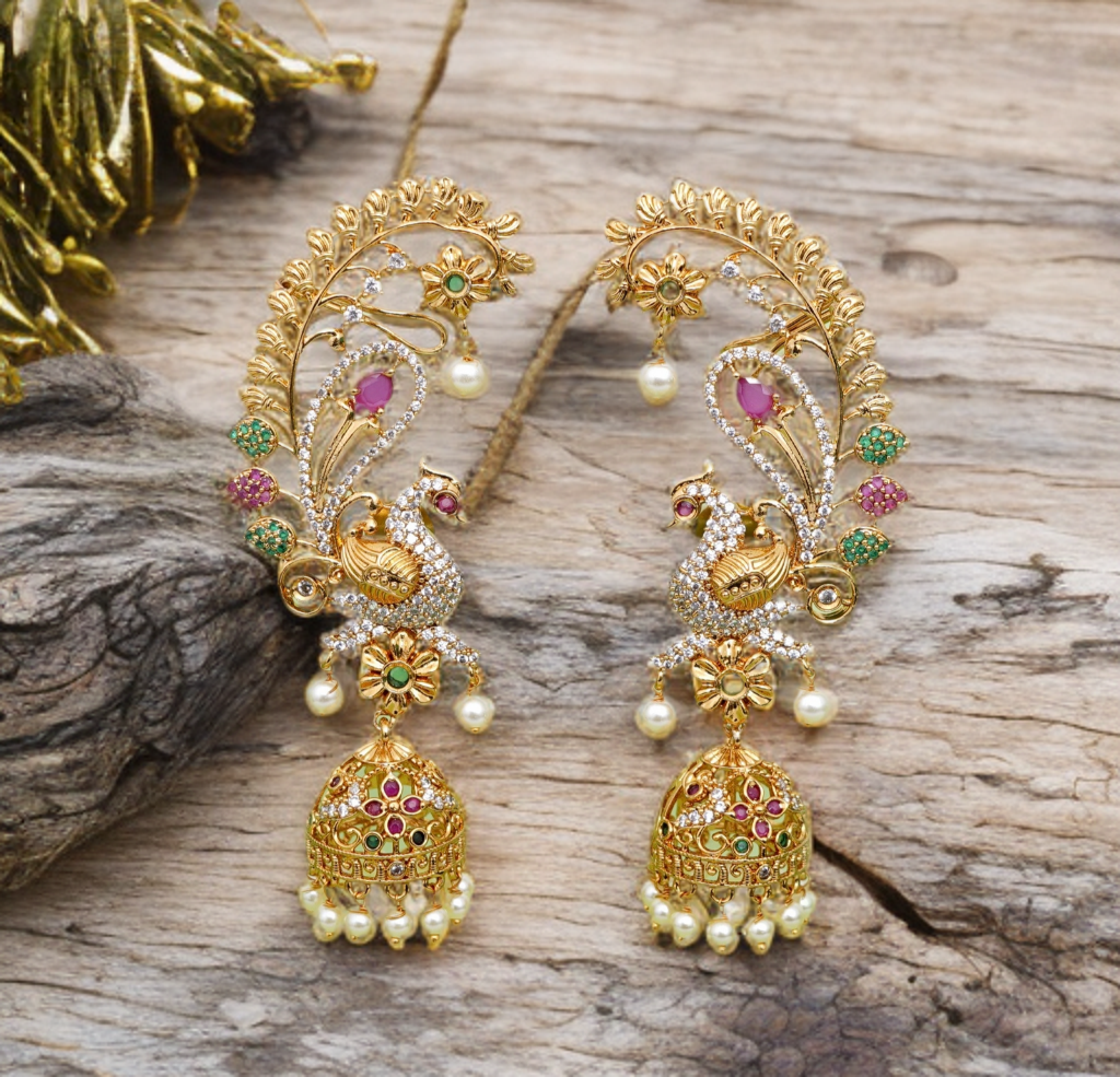 Asp Antique Zircon Ear Cuffs