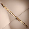 "Shine Like Royalty: Elevate Your Style with Asp Fashion's Gold-Plated Cuban Links Bracelet for Men"