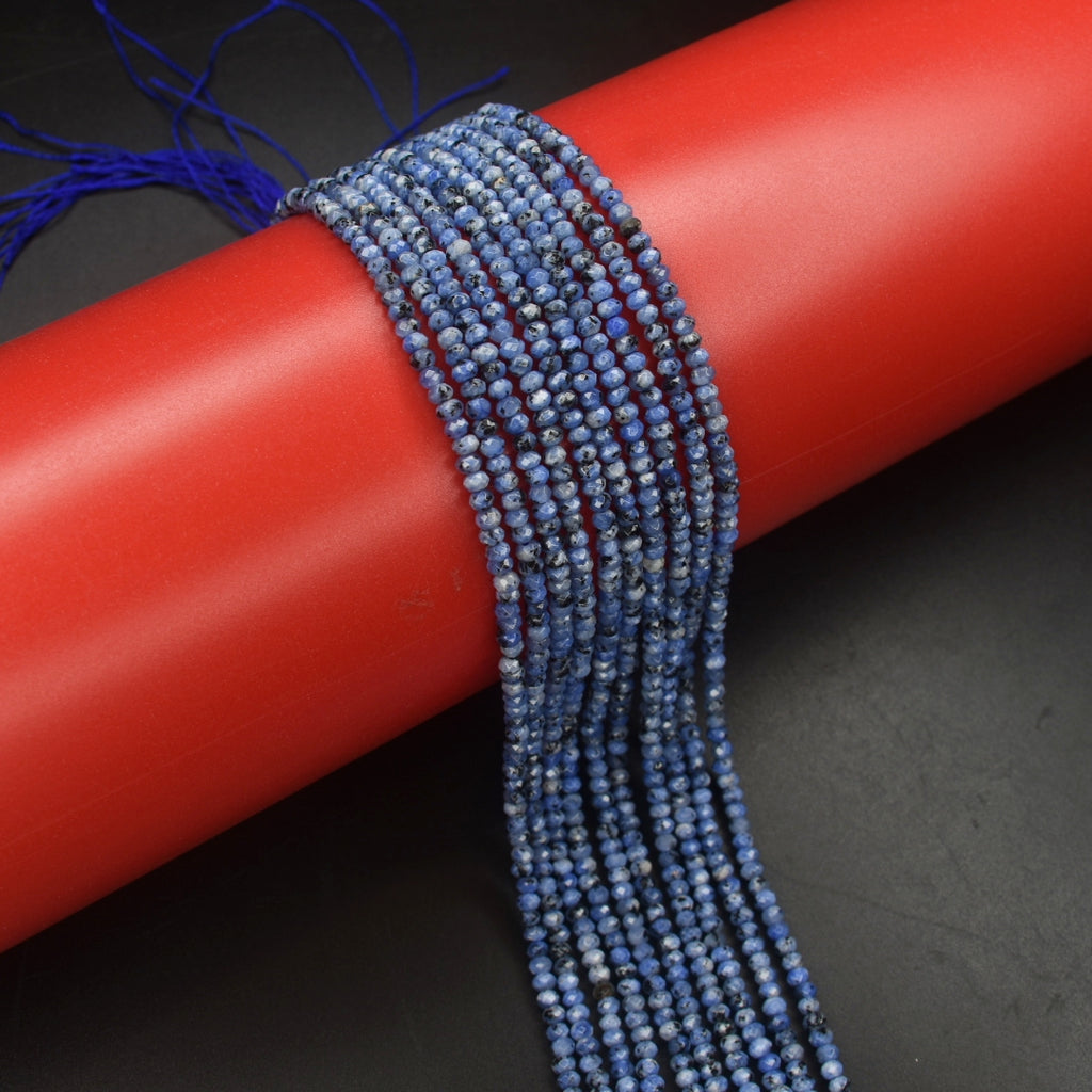 Royal Blue Onyx Beads - Sapphire Blue Gemstone Strands