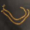 One Gram Gold Plated Anklets - Lightweight Elegant Daily Wear Jewelry