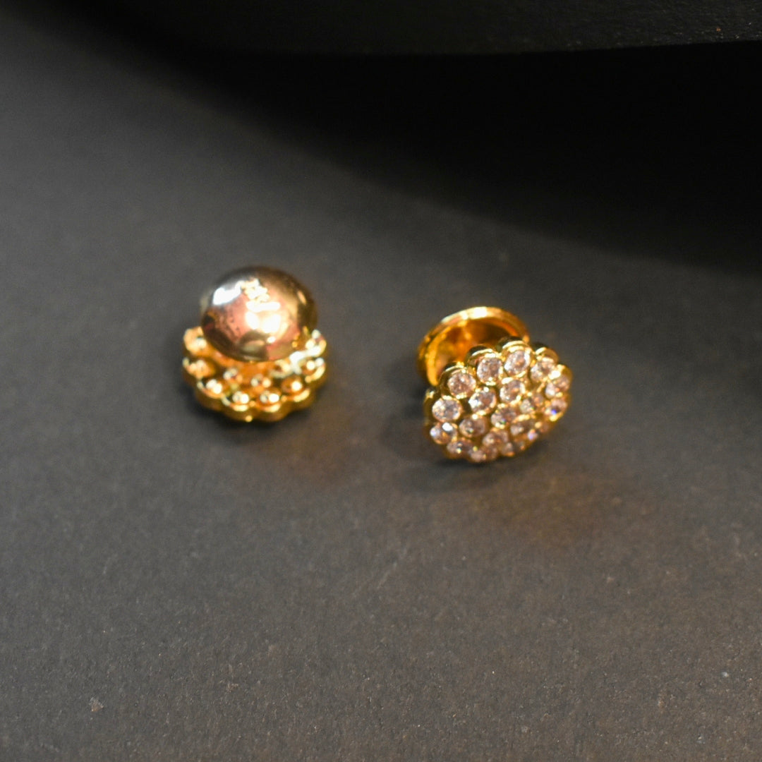 Panchaloha Stud Earrings for Women - Authentic Five Metal Jewelry