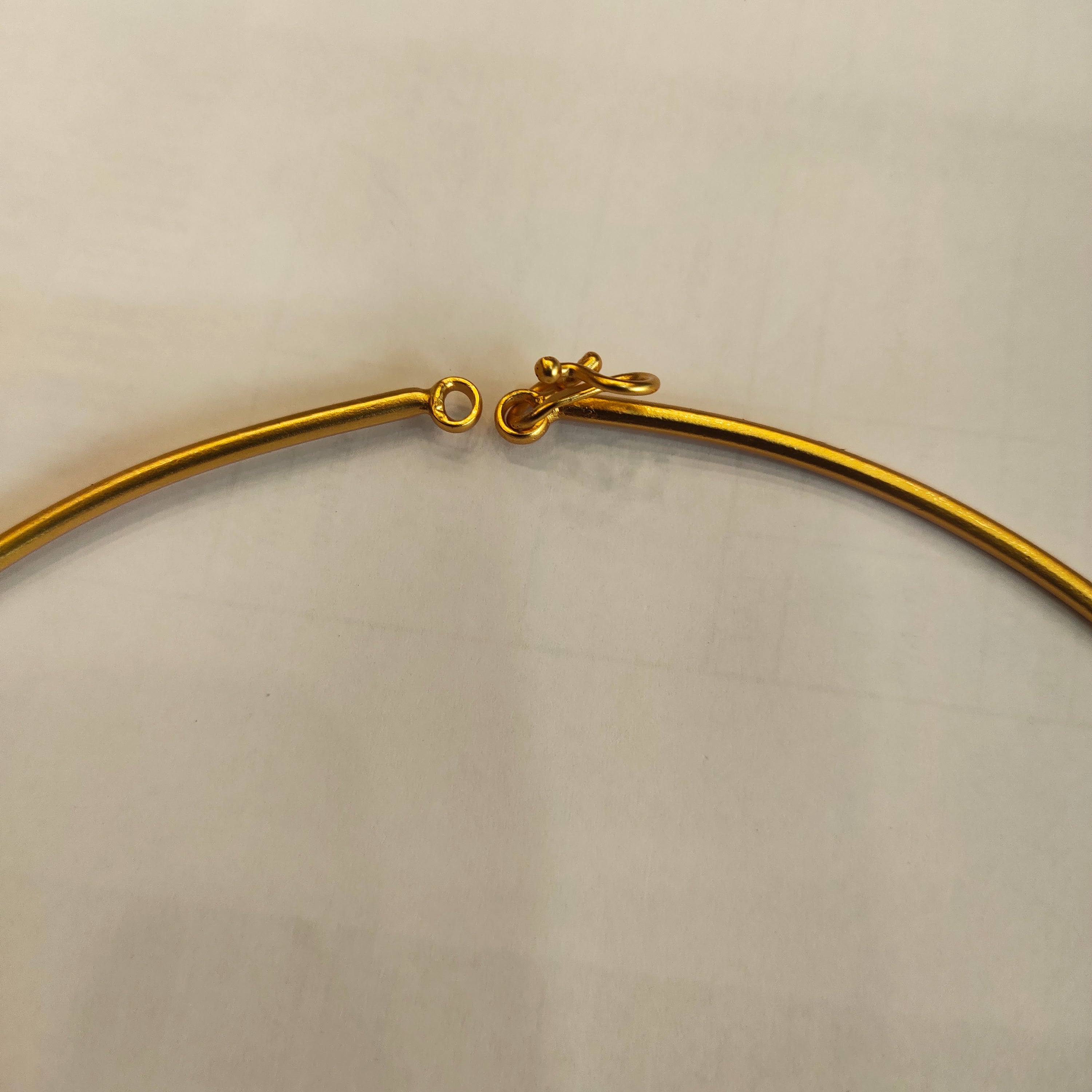 Victorian Zircon Pendant Hasli Necklace Set | Traditional Choker Jewellery