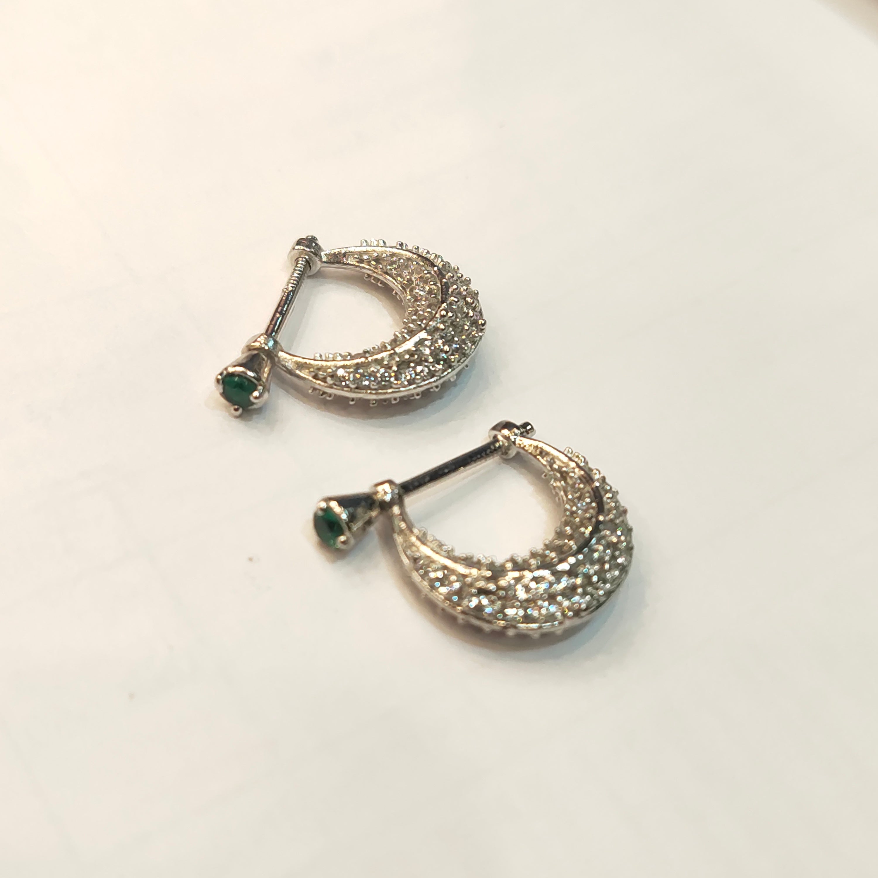 Stylish Sterling Silver Bali Earrings for Men - Dapper Dangles