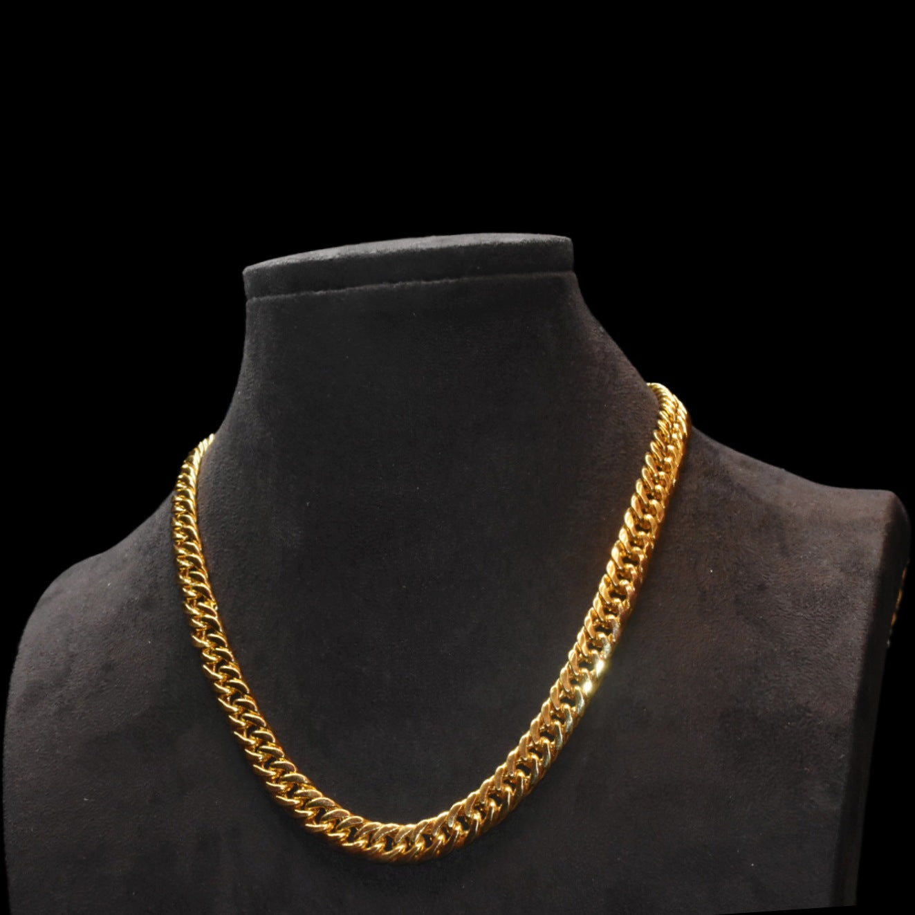 24K Gold Plated Heavy Chain for Men - 20 Inch Premium Quality