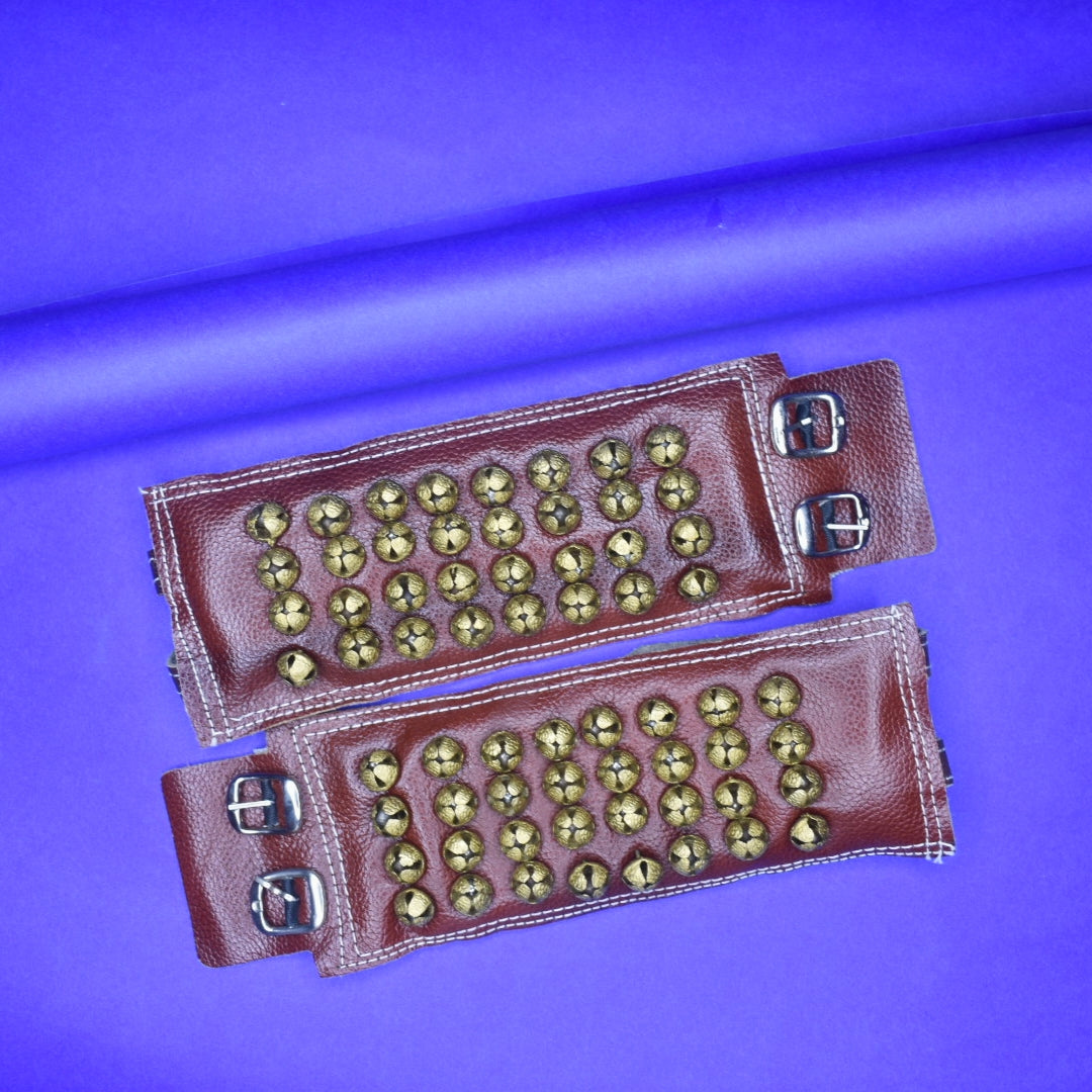 4 Line Bharatanatyam Brown Salangai - Professional Brass Ghungroo for Classical Dance