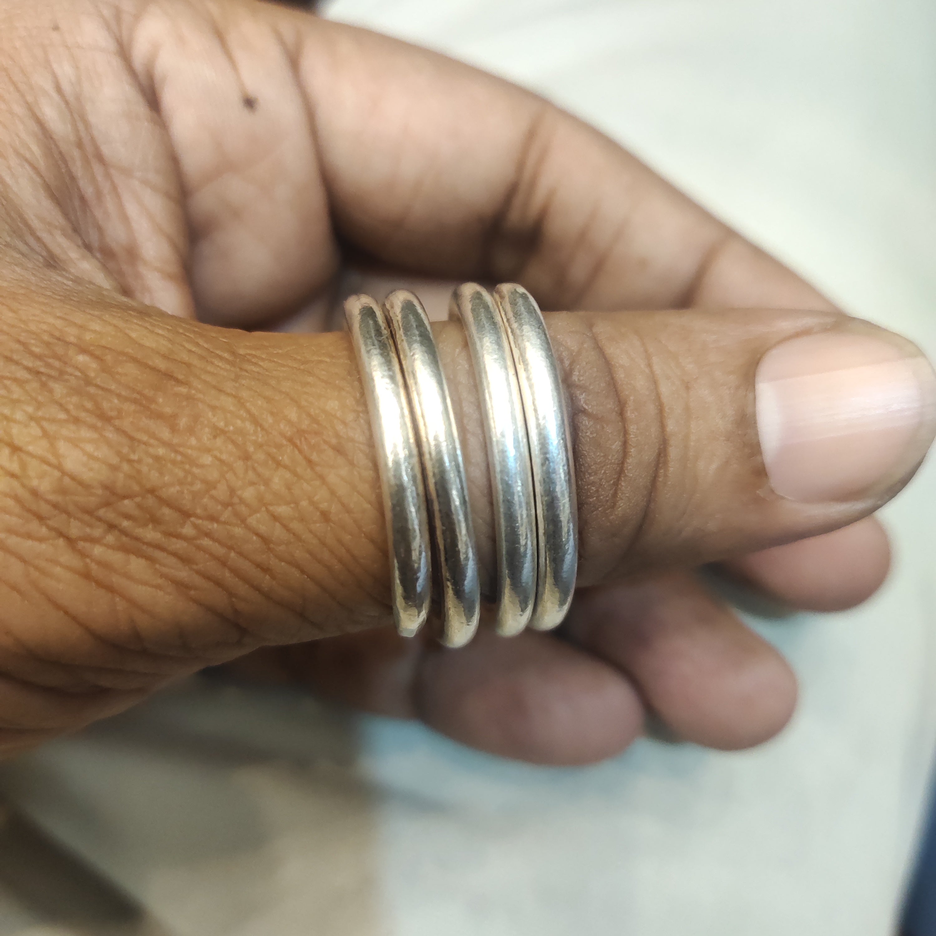 Silver Toe Ring (Leg Thumb Ring) for Women - 800 Purity