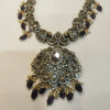 Exquisite Asp Purple Victorian Zircon Necklace Set for a Timeless Look
