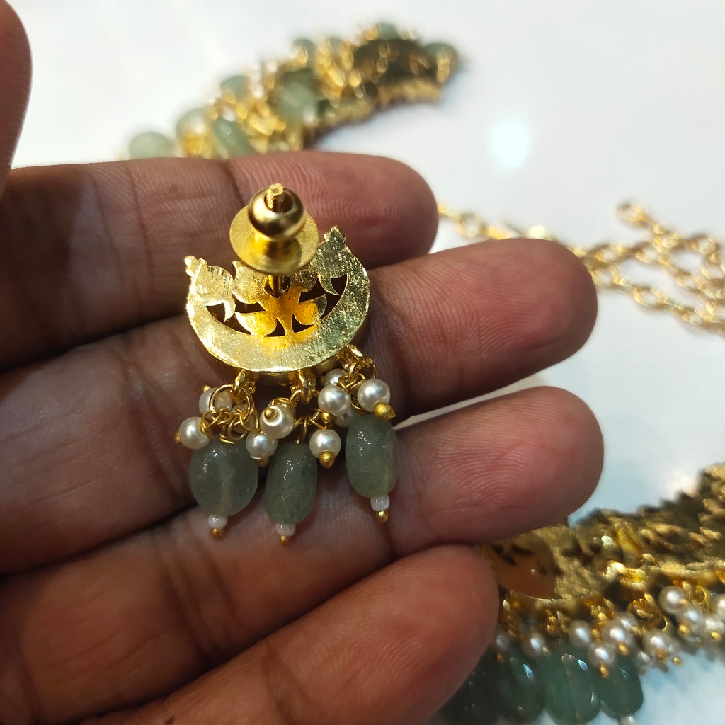 Asp Jadau Kundan Jalebi Necklace Set