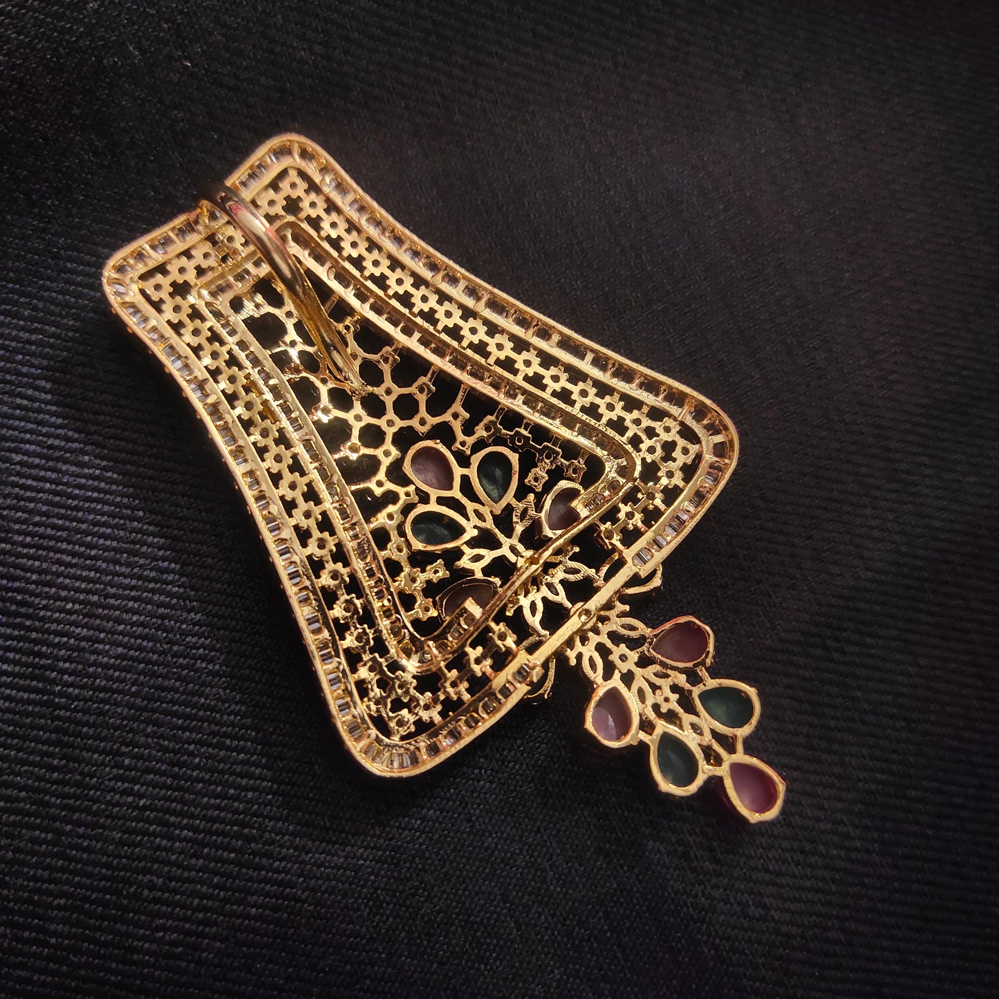 "Dazzle in Elegance: CZ Classic Pendant Set by Asp Fashion Jewellery"
