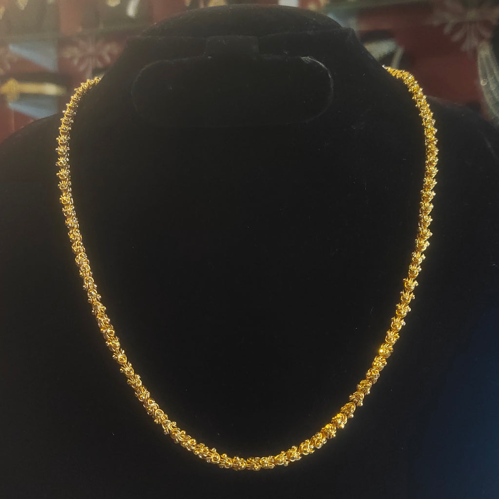 Chandramukhi Gold Chain Necklace - 20 Inch | Unisex 129345614300